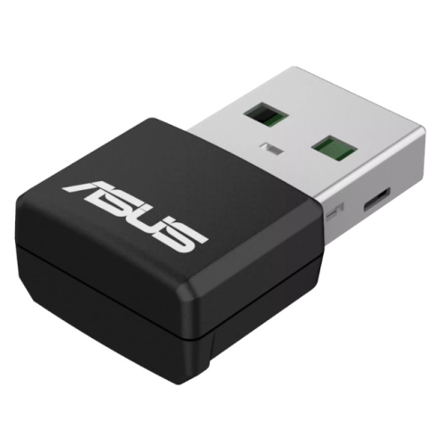 ASUS USB-AX55 NANO // WI-FI 802.11ax/ac/a/g/n, 400 + 867 Mbps USB 3.0 Adapter + 2 antenna ; 90IG06X0-MO0B00