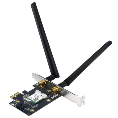 ASUS PCE-AXE5400//WIFI 802.11ax, 2402 + 574Mbps, PCI-E Adapter, 2 antenna; 90IG07I0-ME0B10