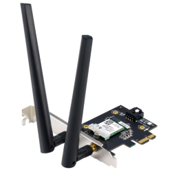 ASUS PCE-AXE5400//WIFI 802.11ax, 2402 + 574Mbps, PCI-E Adapter, 2 antenna; 90IG07I0-ME0B10