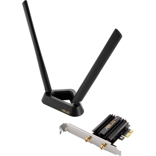 ASUS PCE-AXE59BT// WI-FI 802.11ax, 2402 + 574Mbps, PCI-E Adapter, 2 antenna; 90IG07I0-MO0B00