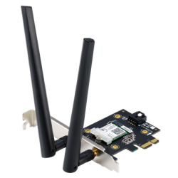 ASUS PCE-AX3000 // WI-FI 802.11ax, 2402 + 574Mbps, PCI-E Adapter, 2 antenna ;90IG0610-MO0R10