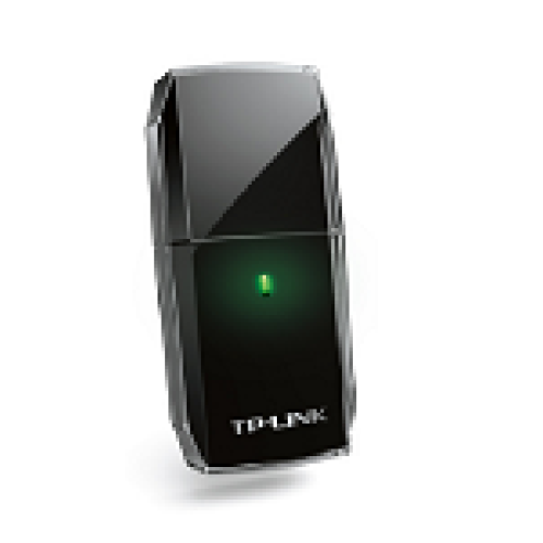TP-Link Archer T2U, AC600 Двухдиапазонный мини Wi-Fi USB адаптер, до 200 Мбит/с на 2,4 ГГц + до 433 Мбит/с на 5 ГГц, USB 2.0