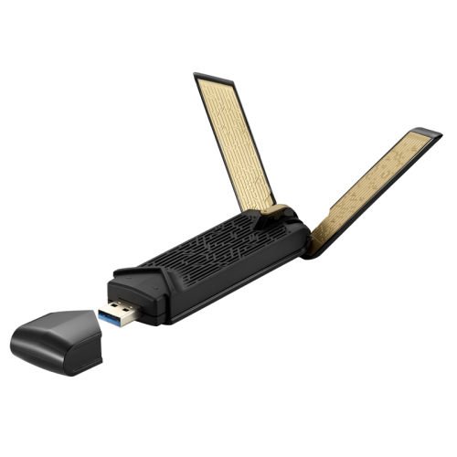 ASUS USB-AX56 // WI-FI 802.11ax, 567 + 1201 Mbps USB 3.2 Adapter + antenna ; 90IG06H0-MO0R00