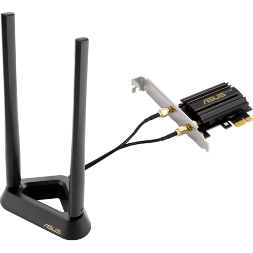 ASUS PCE-AXE59BT// WI-FI 802.11ax, 2402 + 574Mbps, PCI-E Adapter, 2 antenna; 90IG07I0-MO0B00