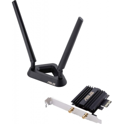 ASUS PCE-AX58BT // WI-FI 802.11ax, 2402 + 574Mbps, PCI-E Adapter, 2 antenna ; 90IG0610-MO0R00