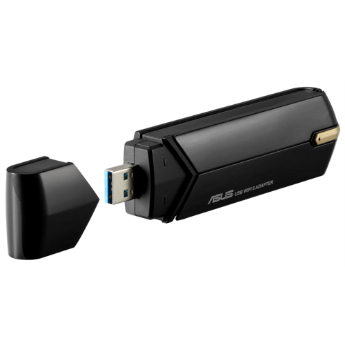 ASUS USB-AX56 // WI-FI 802.11ax, 567 + 1201 Mbps USB 3.2 Adapter + antenna ; 90IG06H0-MO0R00