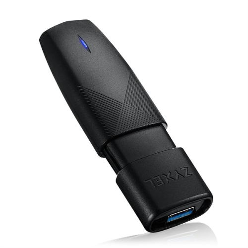 Двухдиапазонный Wi-Fi USB-адаптер Zyxel NWD7605, AX1800, 802.11a/b/g/n/ac/ax (600+1200 Мбит/с), USB3.0
