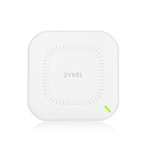 Zyxel NebulaFlex NWA90AX, WiFi 6, 802.11a/b/g/n/ac/ax (2,4 и 5 ГГц), MU-MIMO, антенны 2x2, до 575+1200 Мбит/с, 1xLAN GE, PoE, защита от 4G/5G, БП в комплекте