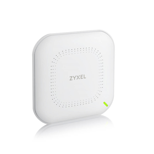 Zyxel NebulaFlex NWA90AX, WiFi 6, 802.11a/b/g/n/ac/ax (2,4 и 5 ГГц), MU-MIMO, антенны 2x2, до 575+1200 Мбит/с, 1xLAN GE, PoE, защита от 4G/5G, БП в комплекте