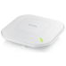 Точка доступа Zyxel NebulaFlex NWA110AX, WiFi 6, 802.11a/b/g/n/ac/ax (2,4 и 5 ГГц), MU-MIMO, антенны 2x2, до 575+1200 Мбит/с, 1xLAN GE, PoE, защита от 4G/5G, БП в комплекте