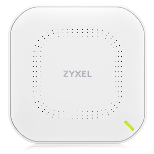 Точка доступа Zyxel NebulaFlex NWA90AX PRO, WiFi 6, 802.11a/b/g/n/ac/ax (2,4 и 5 ГГц), MU-MIMO, антенны 3x3, до 575+2400 Мбит/с, 1xLAN 2.5GE, PoE, защита от 4G/5G, БП в комплекте