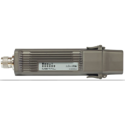 MikroTik Metal 52 ac with Nmale connector, 720MHz CPU, 64MB RAM, 1 x Gigabit LAN, 1 x built-in high power 2.4/5GHz 802.11a/b/g/n/ac wireless, RouterOS L4, metal case, mounting loops, PoE, PSU, Omni an