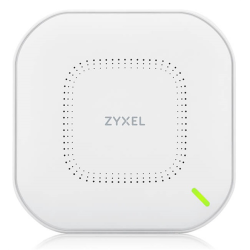 Точка доступа Zyxel NebulaFlex NWA110AX, WiFi 6, 802.11a/b/g/n/ac/ax (2,4 и 5 ГГц), MU-MIMO, антенны 2x2, до 575+1200 Мбит/с, 1xLAN GE, PoE, защита от 4G/5G, БП в комплекте