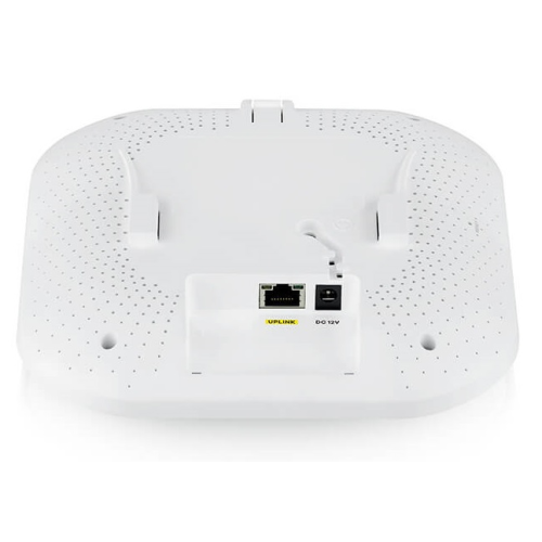 Точка доступа Zyxel NebulaFlex NWA110AX, WiFi 6, 802.11a/b/g/n/ac/ax (2,4 и 5 ГГц), MU-MIMO, антенны 2x2, до 575+1200 Мбит/с, 1xLAN GE, PoE, защита от 4G/5G, БП в комплекте