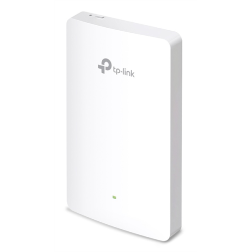 TP-Link EAP615-WALL, AX1800 Встраиваемая в стену двухдиапазонная точка доступа WiFi 6, 1 гиг. Uplink + 3 Dounlink порта RJ45, до 574 Мбит/с на 2,4 ГГц + до 1201 Мбит/с на 5 ГГц, PoE 802.3at/af