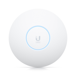 Ubiquiti Access Point U6 Enterprise WiFi 6 support (2.4/5/6 GHz bands), 10.2 Gbps aggregate throughput rate, (1) 2.5GbE RJ45 port (PoE In)Powered with PoE+