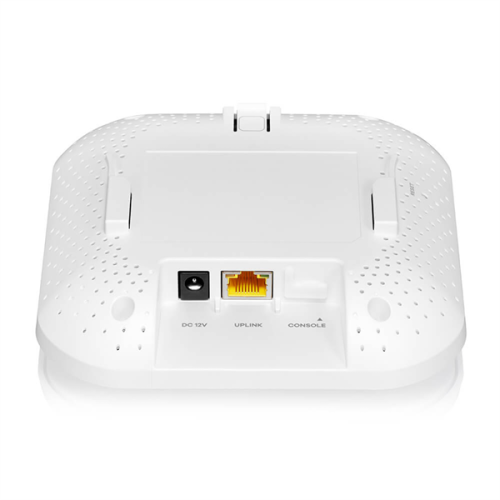 Точка доступа Zyxel NebulaFlex NWA90AX PRO, WiFi 6, 802.11a/b/g/n/ac/ax (2,4 и 5 ГГц), MU-MIMO, антенны 3x3, до 575+2400 Мбит/с, 1xLAN 2.5GE, PoE, защита от 4G/5G, БП в комплекте