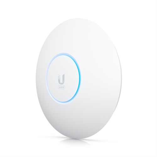 Ubiquiti Access Point U6 Enterprise WiFi 6 support (2.4/5/6 GHz bands), 10.2 Gbps aggregate throughput rate, (1) 2.5GbE RJ45 port (PoE In)Powered with PoE+