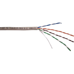 Кабель NewMax UTP, 2 пары, 25AWG, Кат.5e, PVC, серый, 305 метров