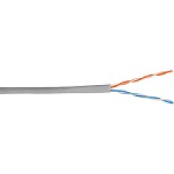 Кабель TWT UTP, 2 пары, Кат.5e, PVC, 305 метров, серый