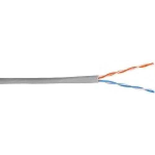 Кабель TWT UTP, 2 пары, Кат.5e, PVC, 305 метров, серый