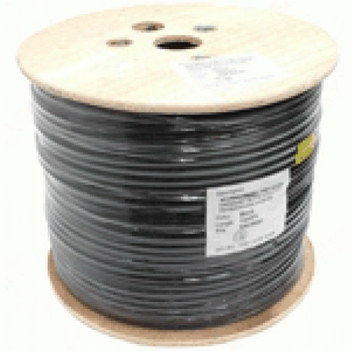 Кабель NEOMAX [NM20041] F/UTP cat.5e 4 пары (305 м) 0.52 мм (24 AWG) Медь, внешний, стальной трос 2.0мм, PE, черный