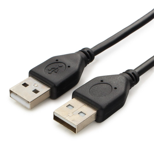 Кабель USB2.0 Cablexpert CCP-USB2-AMAM-6, AM/AM, двойной экран, медь, Pro, 1.8м, черный, пакет