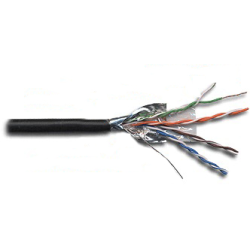 Кабель LANMASTER FTP 4 пары, кат. 5Е, 200Mhz, PE, для внешней прокладки, с водоблок. слоем, 305 м