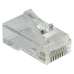 Коннектор RJ45 тип EZ, 8P8C, UTP, Cat.6, универсальный, покрытие 50 микрон,100 шт.