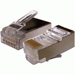 Коннектор RJ45 STP 8P8C, универсальный, cat.6, 100 шт.