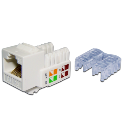Модуль RJ45, кат.5е, белый
