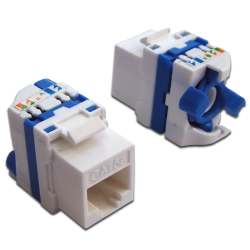 Модуль Keystone Tooless, RJ-45, кат.5E, UTP, 180 градусов, белый