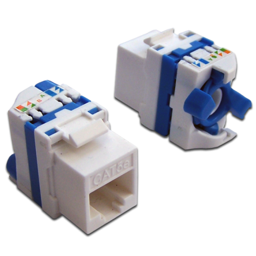 Модуль Keystone Tooless, RJ-45, кат.5E, UTP, 180 градусов, белый