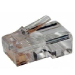 Коннектор RJ12 д/кабеля 6-ти контактный, 100 шт.