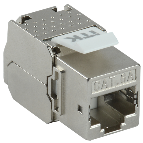 ITK Модуль Keystone Jack кат. 6А STP без инстр. 180 град.