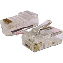 Коннектор RJ45 UTP 8P8C, универсальный, cat.5e, 100 шт.