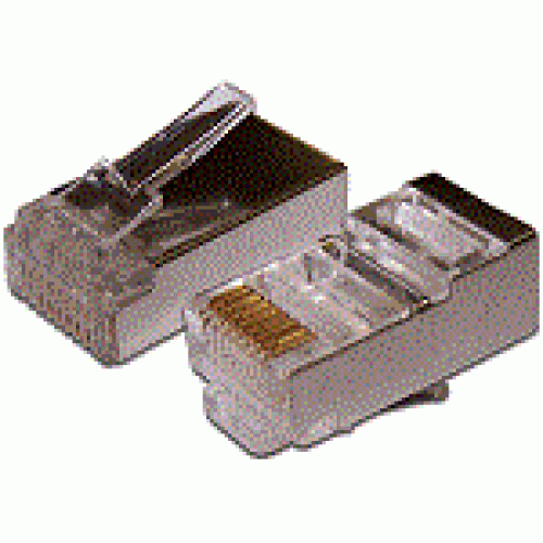 Коннектор RJ45 STP 8P8C, универсальный, cat.5e, 100 шт.