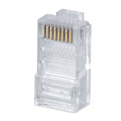 Cabeus 8P8C Коннектор RJ-45 под витую пару, категория 5e, универсальный, для проводников с толщ. по изол. до 1,05 мм