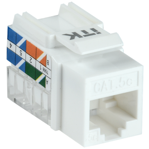Модуль Keystone Jack кат. 5E UTP 110 IDC 90 град.
