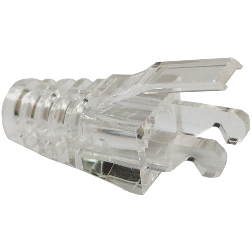 Защитные колпачки для кабеля 5,5 мм, на соединение коннектора с кабелем, прозрачные, 100 шт. в пчк