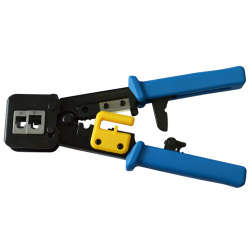 Обжимной инструмент для коннекторов типа EZ, 4P, 6P, 8P, с храповым механизмом