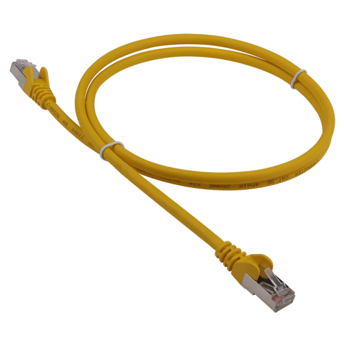 Патч-корд LANMASTER LSZH FTP кат.5e, 10 м, желтый