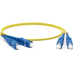 Патч-корд оптический TWT, PVC, дуплексный, SC/UPC-SC/UPC, SM OS2, 3.0 м