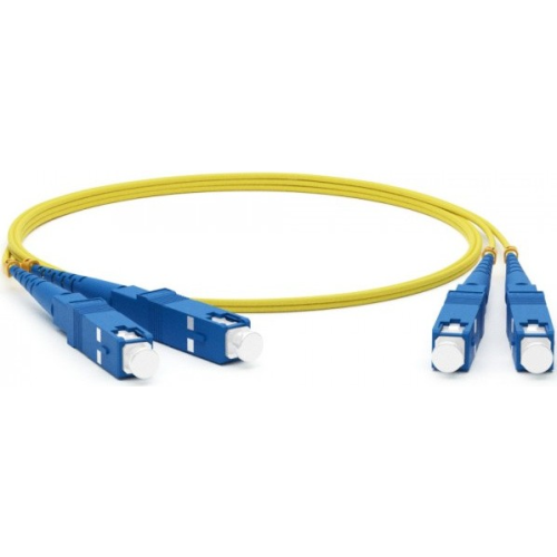 Патч-корд оптический TWT, PVC, дуплексный, SC/UPC-SC/UPC, SM OS2, 3.0 м