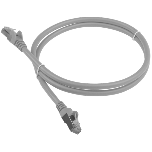 Патч-корд LANMASTER LSZH FTP кат.6, 7.0 м, серый