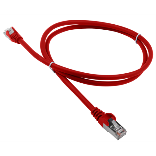 Патч-корд LANMASTER LSZH FTP кат.5e, 5.0 м, красный