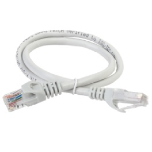 ITK Коммутационный шнур (патч-корд), кат.5E UTP, 7м, серый