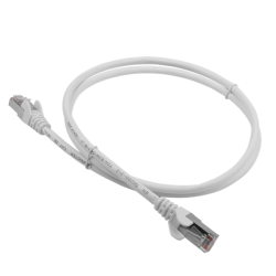 Патч-корд LANMASTER LSZH FTP кат.5e, 7.0 м, белый