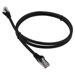 Патч-корд LANMASTER LSZH FTP кат.6, 15 м, черный