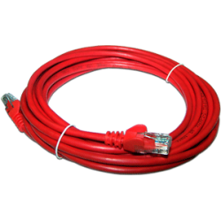 LANMASTER LSZH UTP кат.5e, 0.5 м, красный